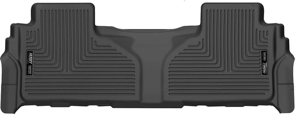 Husky Liners X-act Contour Floor Mats | Fits 2021-2025 Chevrolet Suburban & Chevrolet Tahoe; 2021-2025 GMC Yukon (Includes XL) | 2nd Row, 1-pc Black - 55871