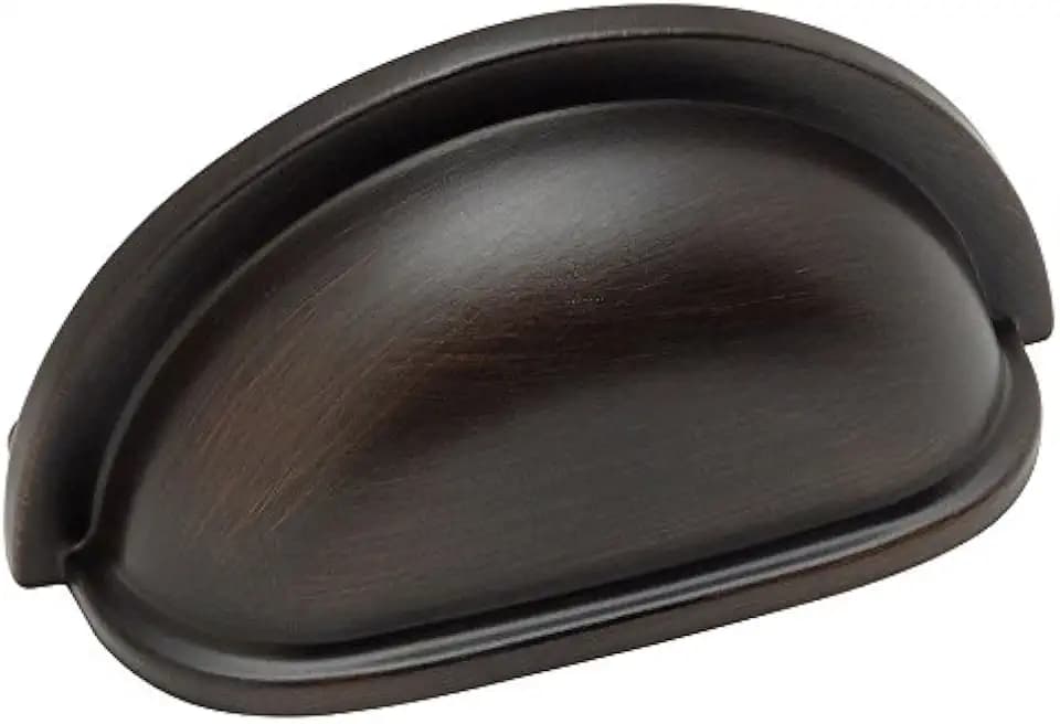 Cosmas 10 Pack 4310ORB Oil Rubbed Bronze Cup Pull 3 Inch Hole Centers