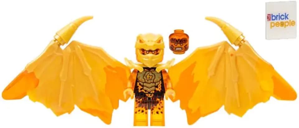 LEGO NINJAGO Crystalized - Cole Golden Dragon Minifig mit Kristallschwert