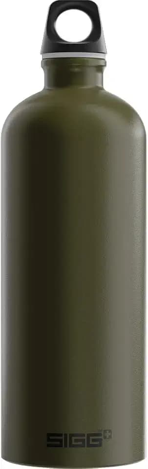 Sigg - Alu Trinkflasche - Traveller - Made in Switzerland - Climatpartner Zertifiziert - Kohlensäure geeignet - Auslaufsicher - Federleicht - BPA-frei - Outdoor - 600ML / 1L / 1.5L