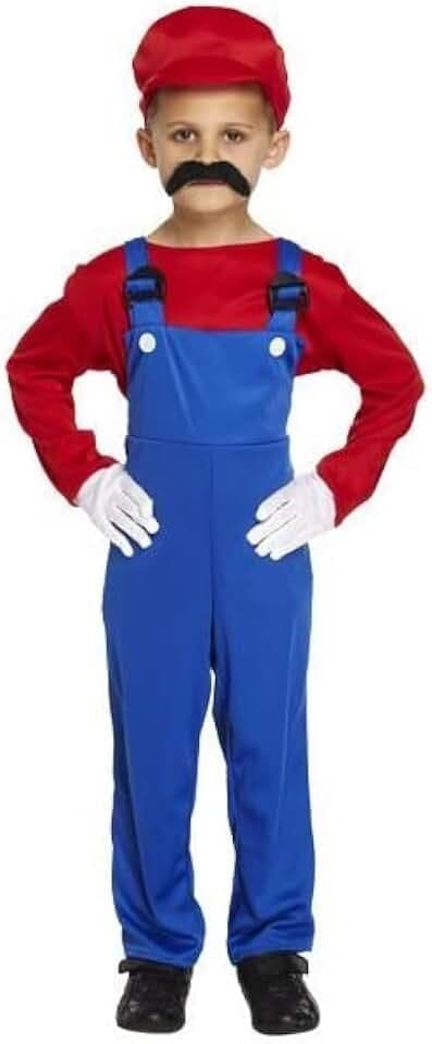 Childrens Super Workman Fancy Dress Costume
