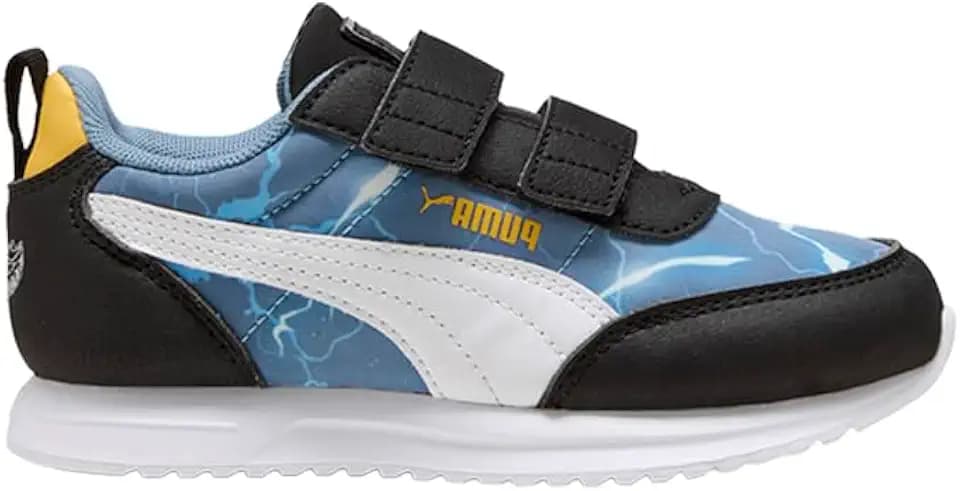 PUMA Kids Boys X Hot Wheels R78 Lightwind 2 Slip On Sneakers Shoes Casual - Black, Blue