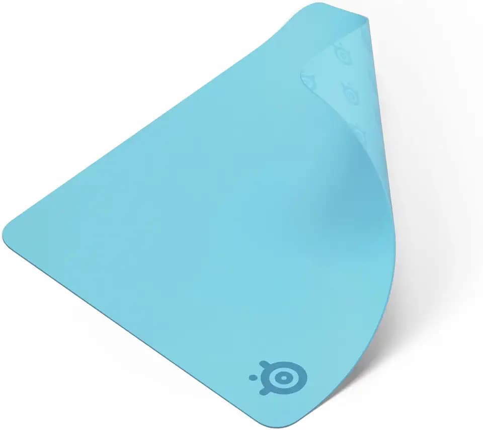 SteelSeries QcK Cloth Gaming Mouse Pad - Exclusive Micro-Woven Surface - Optimized for Gaming Sensors - Maximum Control - Size L - Aqua