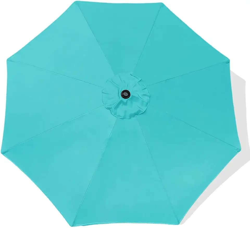 ontheway 9FT Patio Umbrella Enhanced Replacement Canopy Market Table 8 Ribs Umbrella Canopy