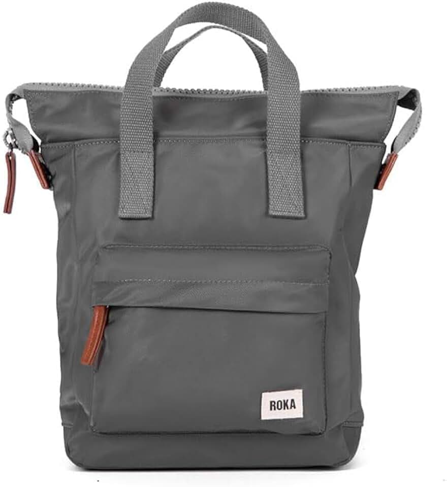 Roka London Bantry Unisex-Rucksack für Erwachsene, S, Graphit, Small