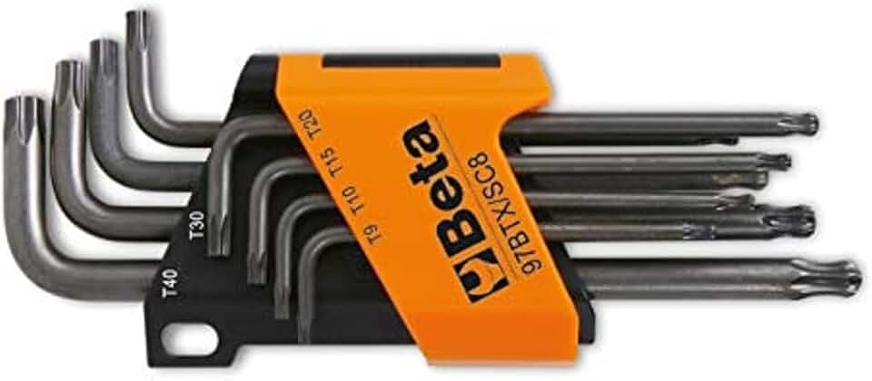 Beta 97BTX/SC8 - Stiftschlüsselsatz mit kugelförmigem kopf, für Torx®-Schrauben, 8teilig