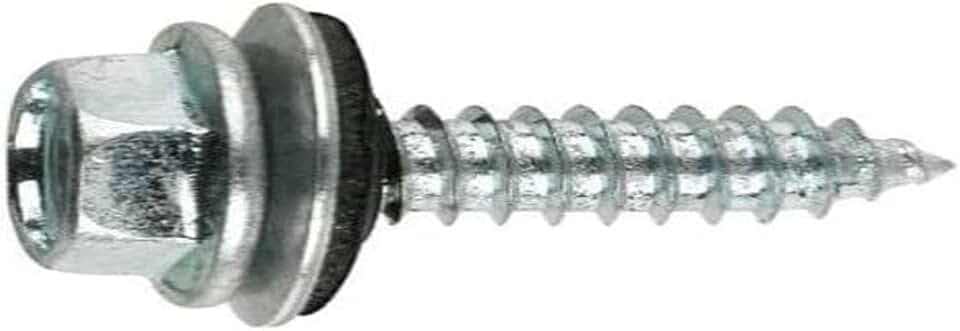 Index 184 AUE186332 Index AUE186332-Tornillo rosca Chapa Cabeza Hexagonal Con Arandela vulcanizada Acero-EPDM (6,3 x 32 P18, 500 uds.)