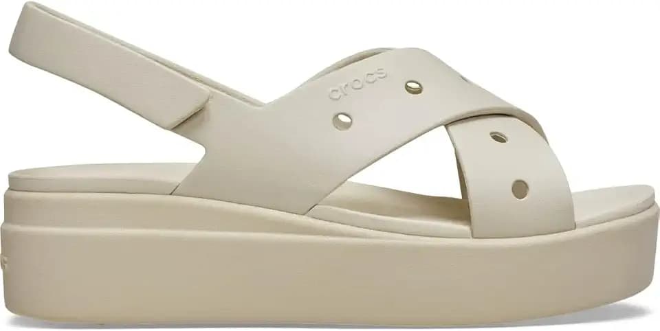 Crocs Damen Brooklyn 4u Cross Strap SandalKeilsandale