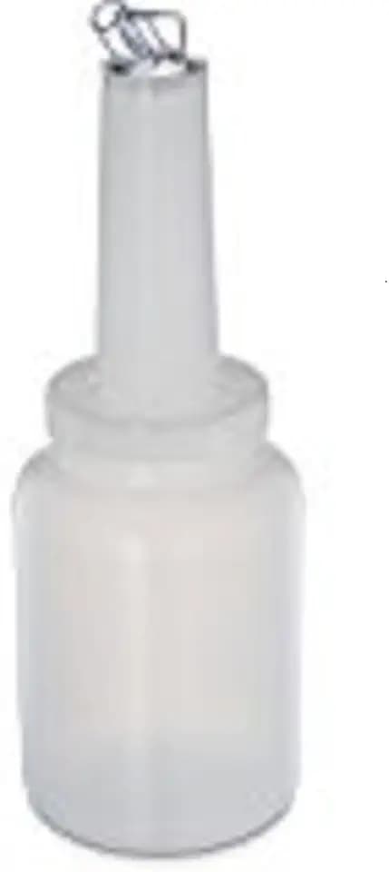 Carlisle FoodService Products Stor N' Pour Plastic Bottle Spouts, Pour Spouts, Bar Supplies with Complete Unit for Bar, 2 Quarts, Assorted, (Pack of 6)