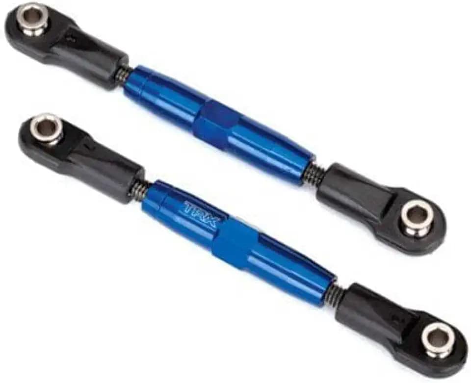 Traxxas 3643X - Aluminum Rear Camber Links Turnbuckle, 83mm, Blue