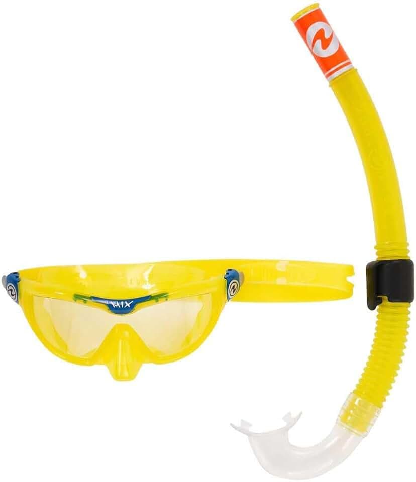 AQUALUNG Combo Mix, Tauchmaske + Schnorchel für Tauchen, Wassersport und Schnorcheln für Kinder ab 4 Jahren mit UV-Schutz