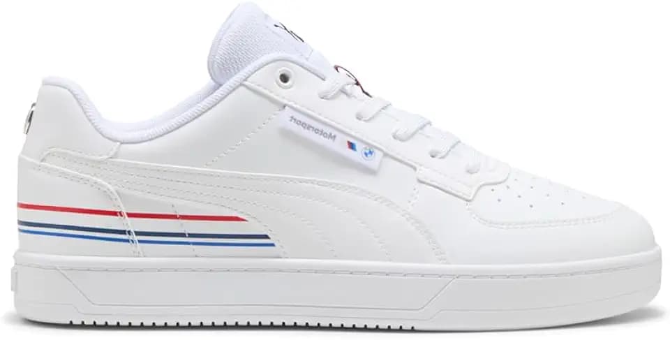 PUMA Mens BMW M Motorsport X Caven 2.0 Lace Up Sneakers Shoes Casual - White