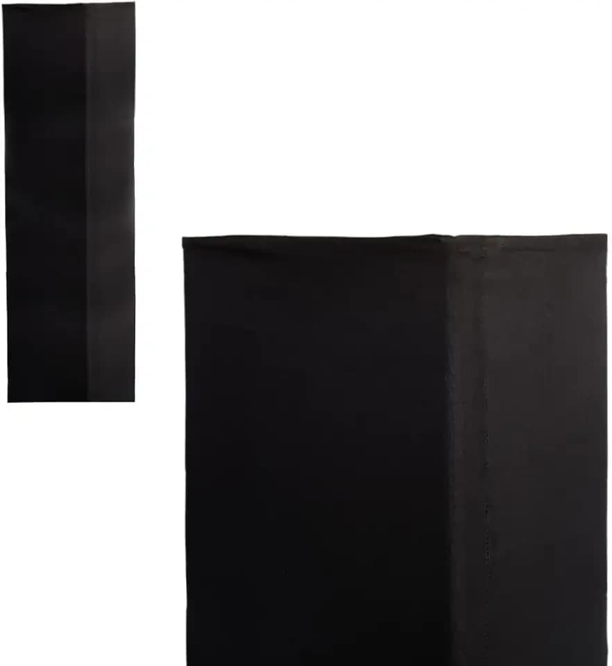 CREATCABIN 2pcs Black Truss Cover Box Truss Cover Fits 78.74x 7.87In Box Frame Seamless Integration Wrinkle-Free Resilient Soft Fabric Wedding Stage Decoration Column Lighting Gantry Frame Decoration
