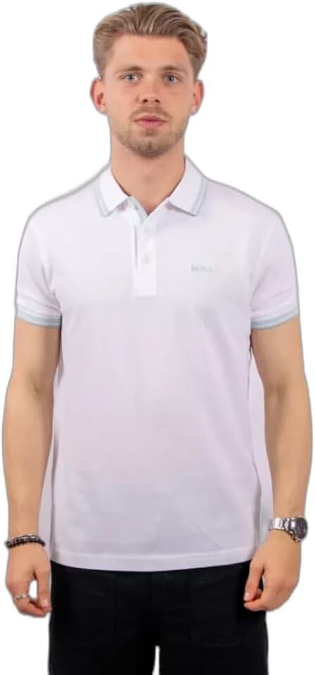 BOSS Herren Paddy 10241663 01 Polo (1er Pack)