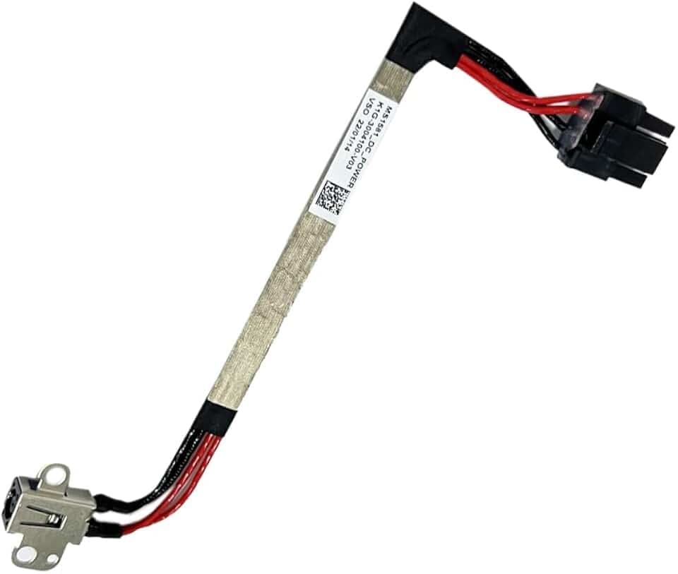 GinTai DC Jack Power Cable Connector for MSI Katana GF66 11UE/GF66 11UG/Pulse GL66 11UGKV/Pulse GL66 11UEK/Sword 15 A11UE MS-1581 K1G-3004100-V03 K1G-3004100-H39 K1G-3004100-X03