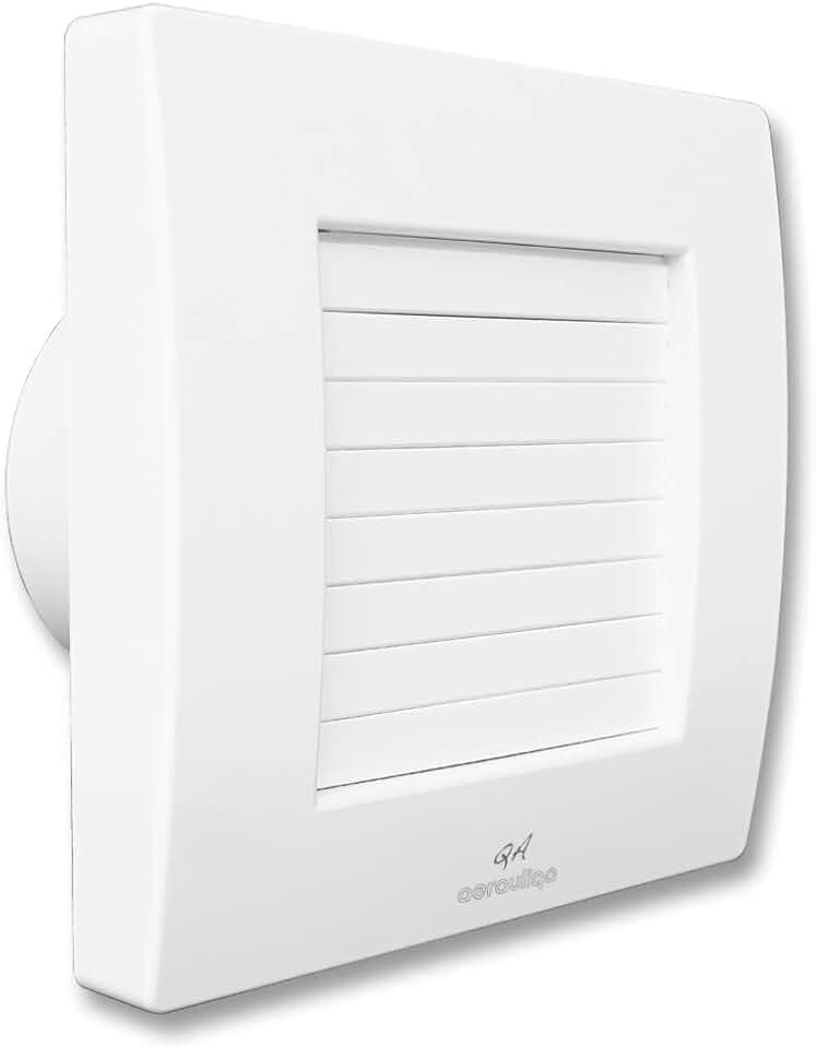 QA90 von Aerauliqa – Axialsauger Durchmesser 90 mm – 11 W – 55 m3/h – 003174 – mit automatischen Innenklappen