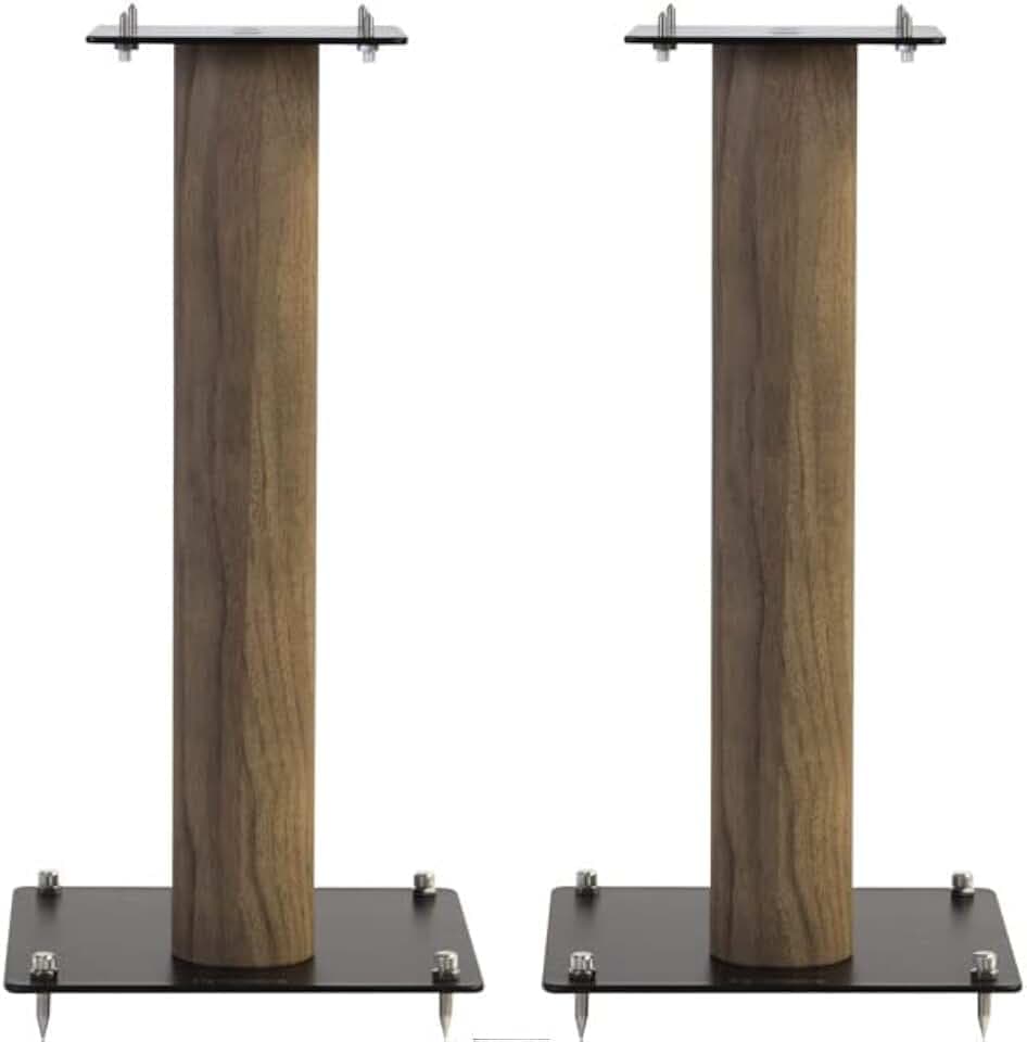 Norstone Lautsprecherständer Stylum, stabil aus Metall, bis 50kg belastbar, Paarpreis (Stylum 1 (50cm), Eiche (Dekor))
