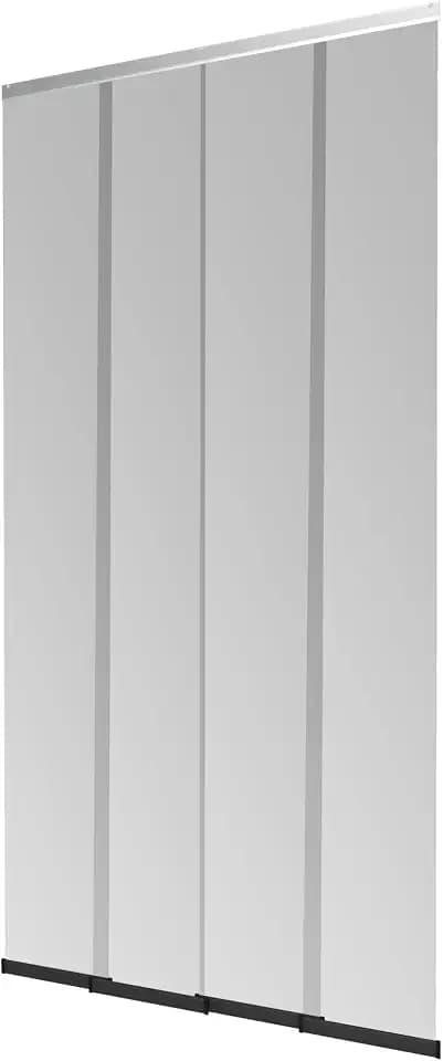 Windhager PLUS Fliegengitter Türvorhang COMFORT, Lamellenvorhang, Insektenschutz Vorhang, 120 x 250cm, Alu, 04550