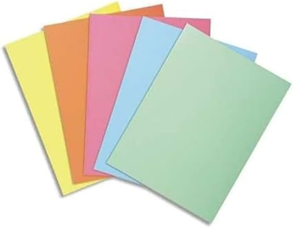 Exacompta 850000E 250er Pack Aktenteckel SUPER. Aus extra starkem Karton für DIN A4 in Pastellfarben PEFC™ zertifiziert farbig sortiert Hefter ideal für das Büro und Schule und die mobile Organisation
