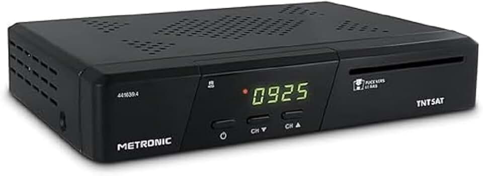 Metronic 441639 Terminal TNT SAT HD, schwarz, Norme