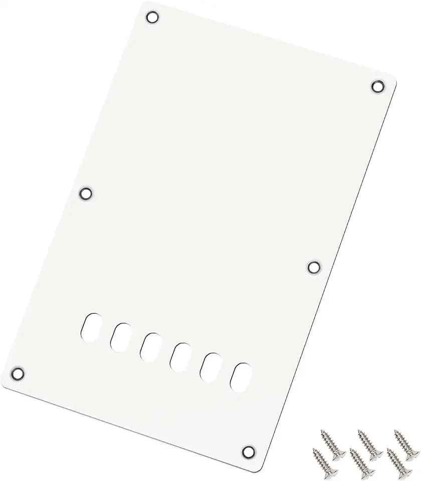 Banworks 3-Ply ST Backplate 6-Hole Straight Edge Tremolo Cavity Cover