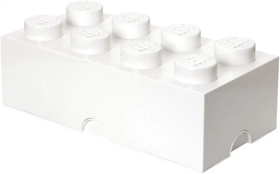 LEGO Storage Box Brick 8 White