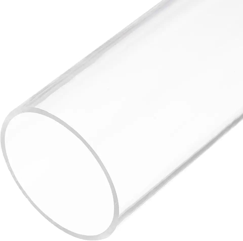 QUARKZMAN PVC Transparent Rohr, ID 64mm AD 70mm L 305mm