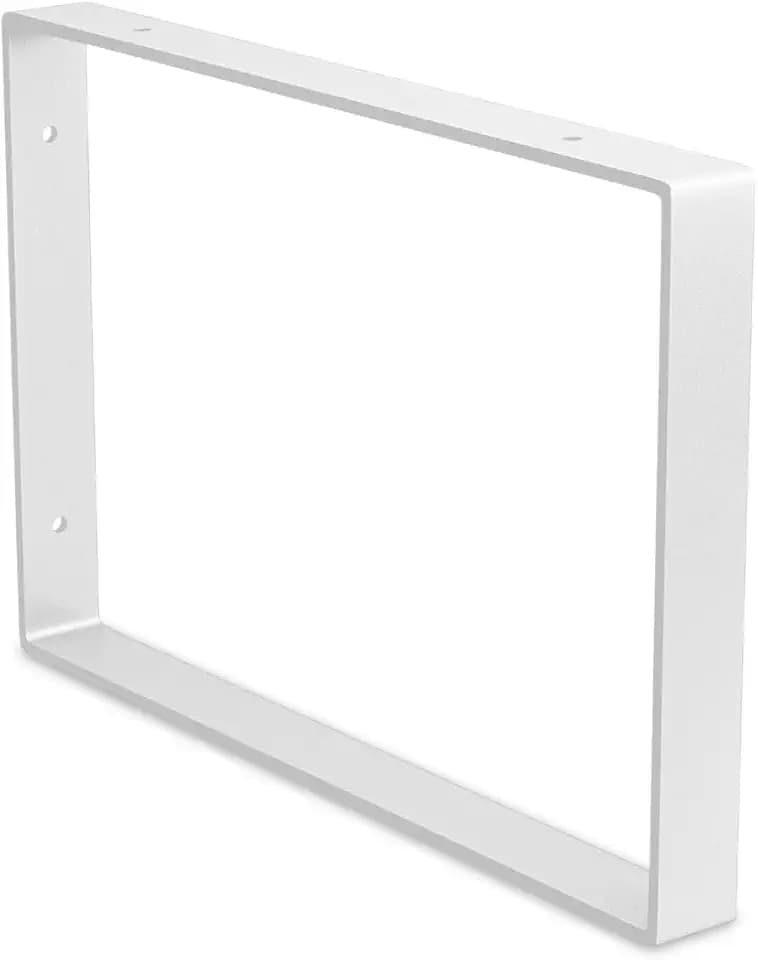 Amig – Regalträger – Rechteckige Wandkonsole Regalhalterung – Stabil, belastbar und einfach zu montieren – 210 x 310 mm – Stahl – Weiß