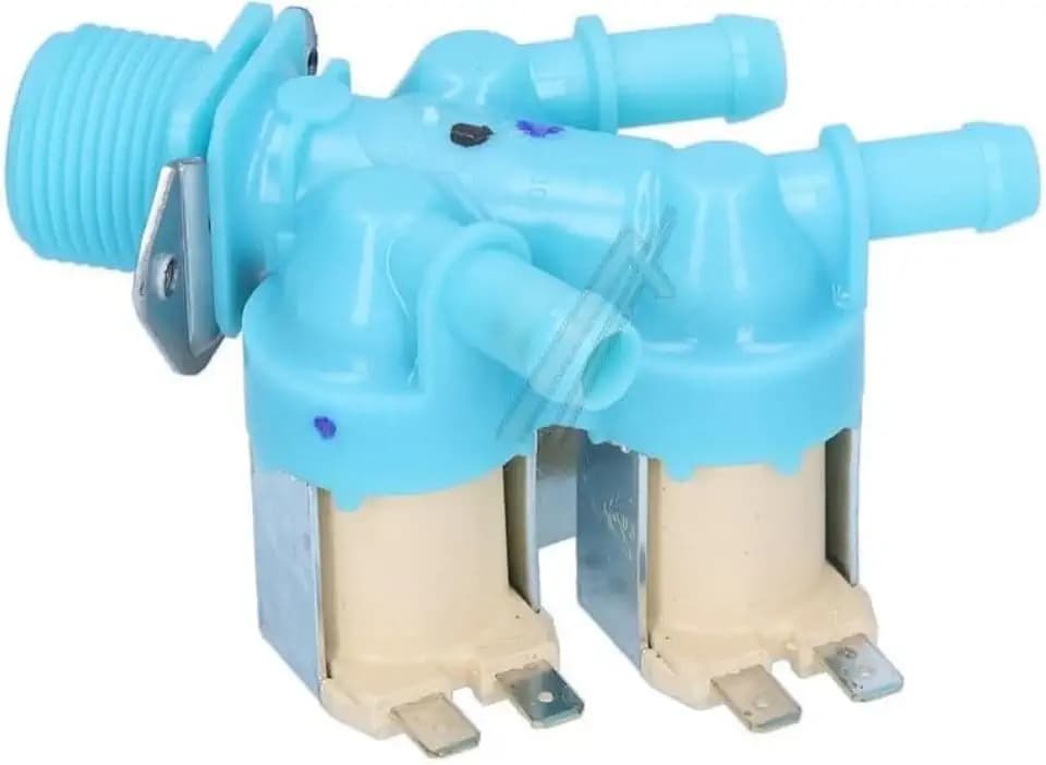 Samsung 3-Wege-Magnetventil für Waschmaschine DC62-00233B - Metall, Messing, Elektroventil