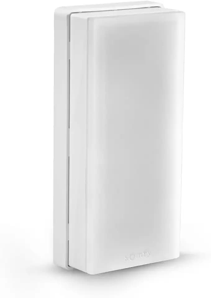 Somfy 1871307 - Sunteis Solar io - Helligkeits- & Temperatursensor, TaHoma Switch kompatibel, automatisiert Rollläden, Jalousien und alle kompatiblen io-Motoren, ohne Stromanschluss