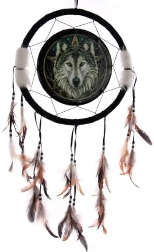 Puckator Traumfänger Impression, Wolf – Lisa Parker – 33 cm
