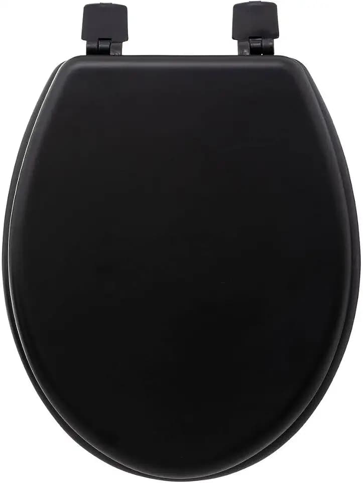 5five - wc-sitz "colorama" schwarz aus lackiertem holz