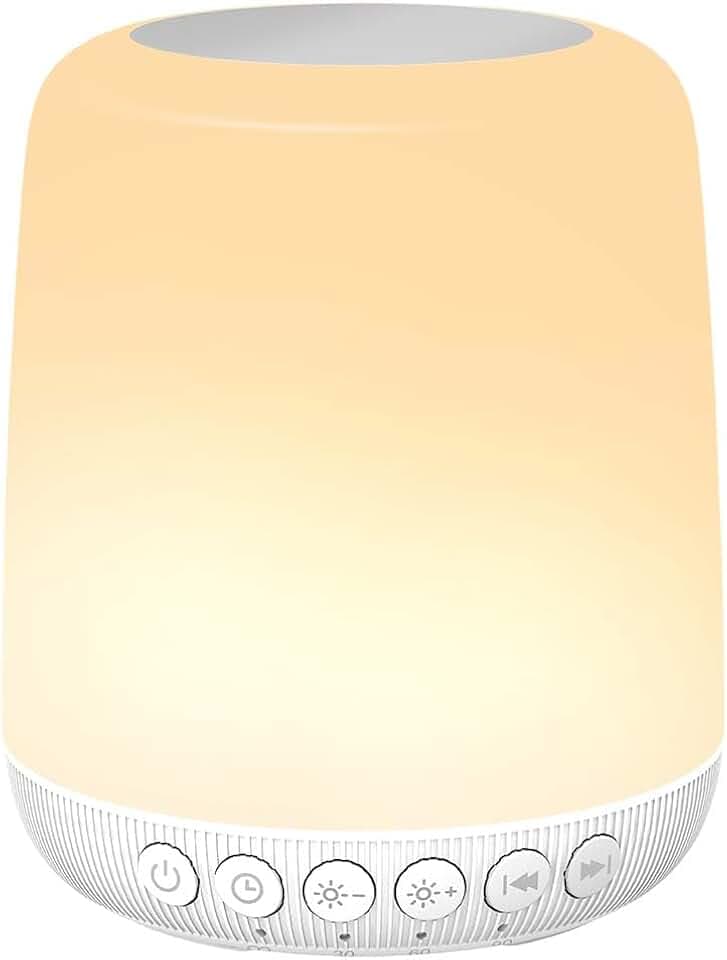 Night Light LED Touch Night Dimmable with 20 Levels of Brightness 4 Timers Rechargeable Battery for Bedroom Baby Nursery Living Room Home for Kids and Adult Breastfeeding Sleep Aid White