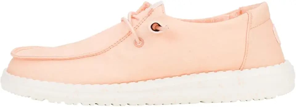 HEYDUDE Women's Wendy Stretch Canvas Slip On Shoes | Easy On Loafer