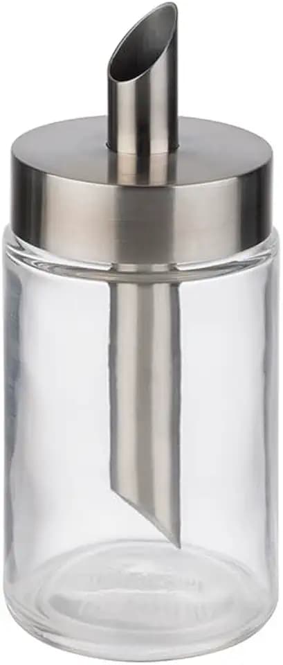 APS 40509 Zuckerdosierer, Ø 6 cm, Höhe 14,5 cm, Glas, Schraubdeckel aus Edelstahl