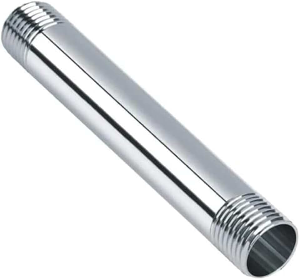 1 Stück Edelstahl-Rohrverschraubung, Männliche Gewinderohranschluss für Luftrohr, Wasserrohr, Kraftstoffrohr (DN25 1" 300 mm)