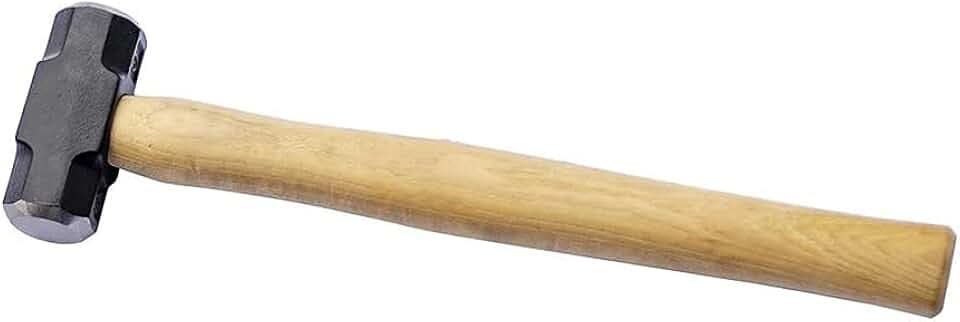 Bon 84-567 Double Face Sledge Hammer 2 lb Forged Carbon Steel Head 16" Wood Handle #2 Eye
