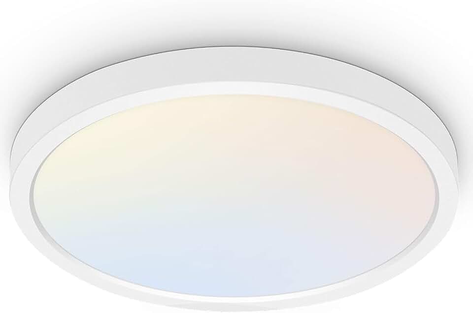 hykolity 18 Inch LED Round Flat Panel Light,32W,3200LM,3CCT