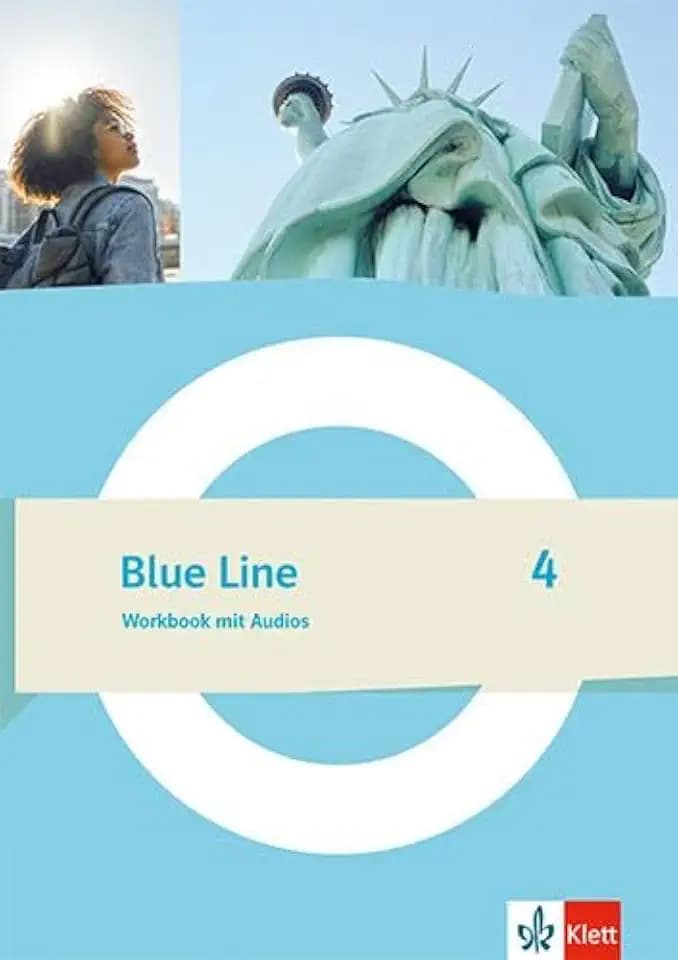 Blue Line 4: Workbook mit Audios Klasse 8 (Blue Line. Ausgabe ab 2022)