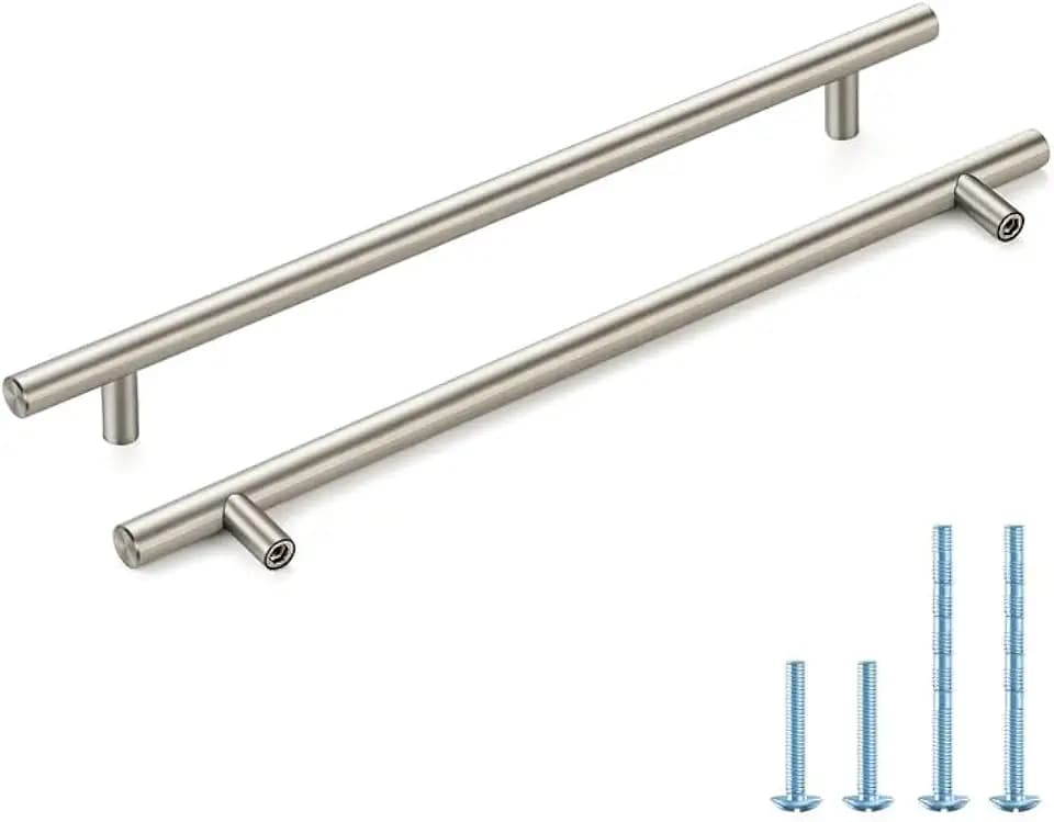 HOME EDIT Brushed Nickel Cabinet Handles, Drawer Pulls, 10 Inch, 30 Pack