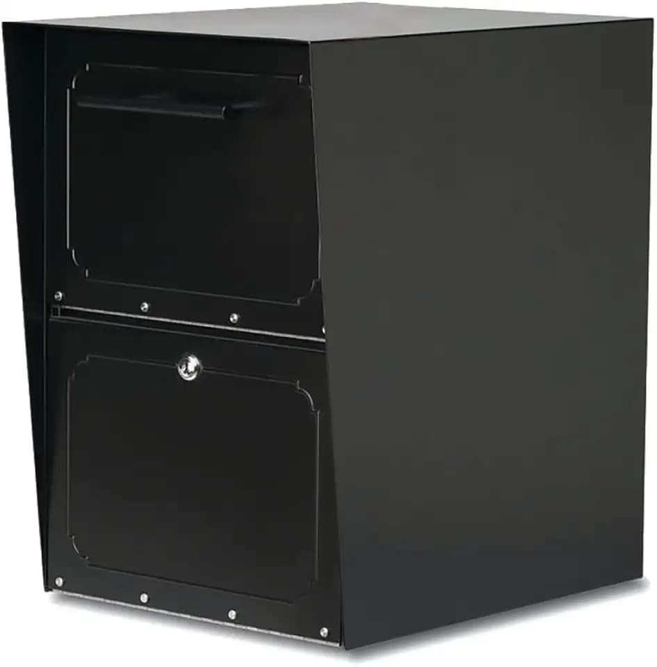 Architectural Mailboxes Oasis Galvanized Steel Package Drop Box, Black, XL