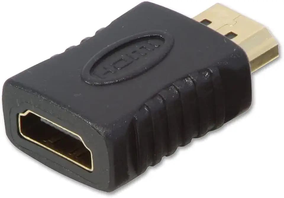 LINDY 41232 HDMI CEC Less Adapter Type A Male to Type A Female, Remove CEC line termination Pin 13 Compatibility Fix problem solver EasyLink SimpleLink Anynet+ BRAVIA Sync,Black
