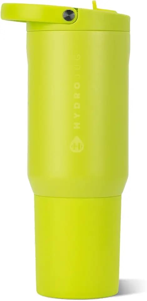 HydroJug Sport 20 oz Insulated Stainless Steel Water Bottle, Lemon Lime