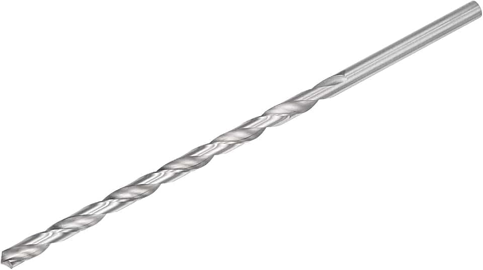 sourcing map Spiralbohrer Extra Lange Bohrer aus Hochgeschwindigkeitsstahl 10,5 x 300 mm