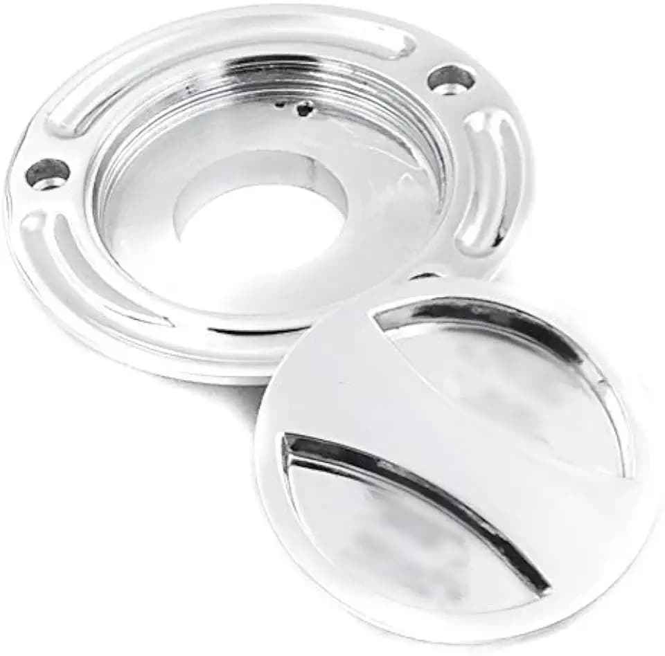 SMT-Gas Cap Fueltank Compatible With Suzuki Gsx-R 600/750 1000 Gsx Hayabusa 1300R Sv 650S Chrome [B00RNIXB5I]