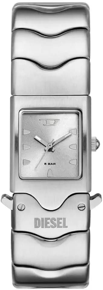 Diesel Men's Watch, Closer Three-Hand Stainless Steel Watch for Men