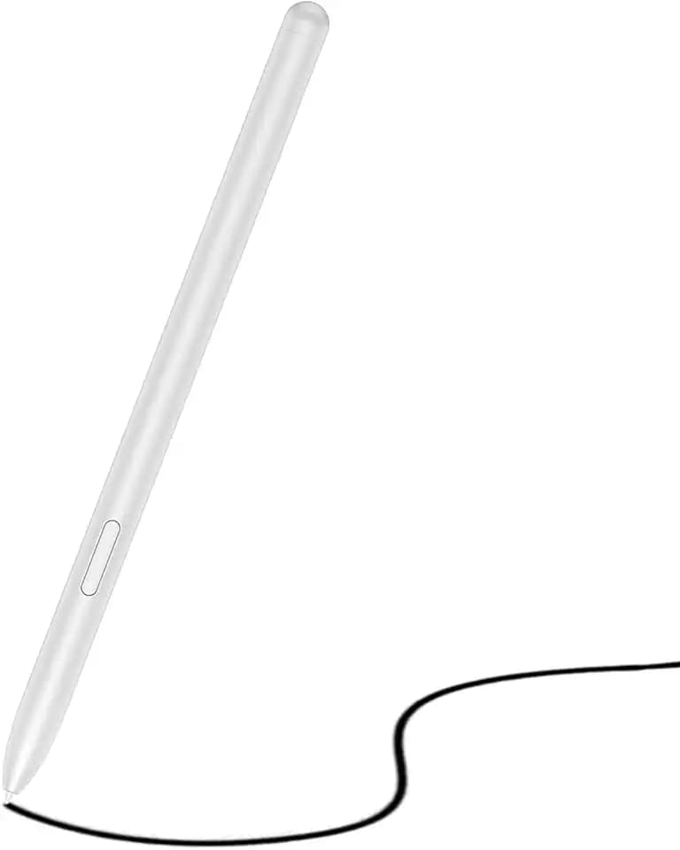 Galaxy Tab S7 FE S Pen Replacemen Stylus Pen for Samsung Galaxy Tab S7 FE SM-T730, SM-T733, SM-T736B Touch Pen + Tips/Nibs (Mystic Silver)