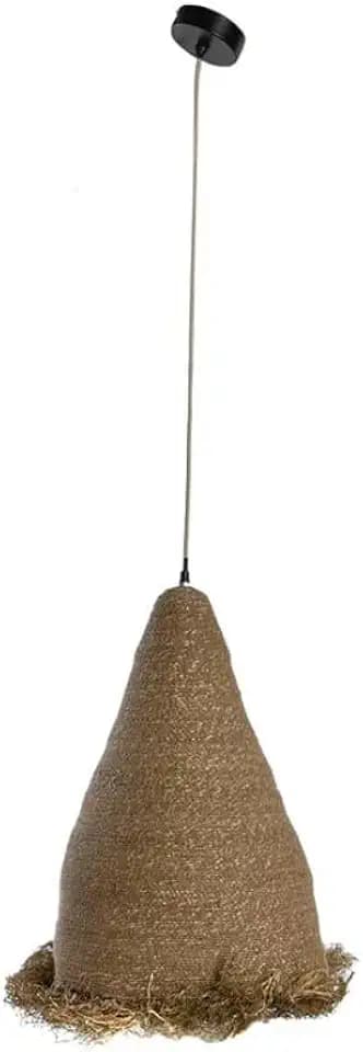 Plafondlamp DKD Home Decor Natuurlijk Ijzer 50 W Jute (48 x 48 x 59 cm)