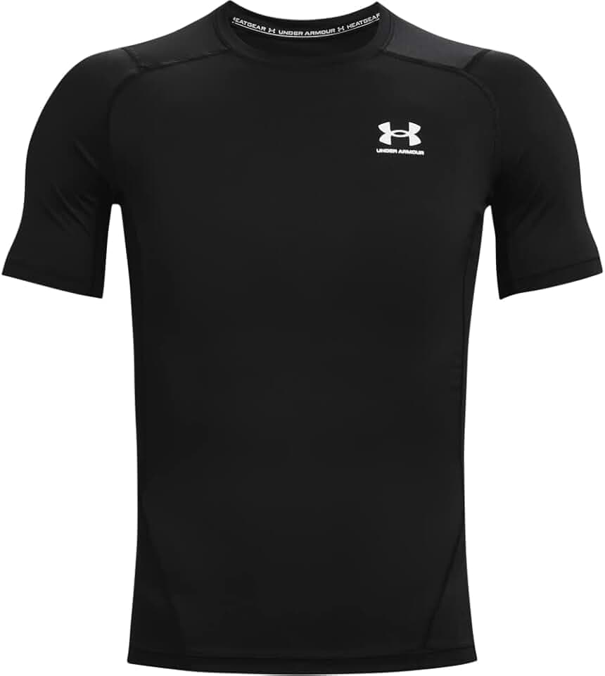 Under Armour Herren HeatGear Baselayer-T-Shirt, Black