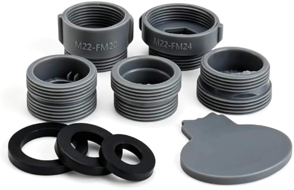 3 Sätze Wasserhahn Adapter, Wasserhahn Luftsprudler Adapter
